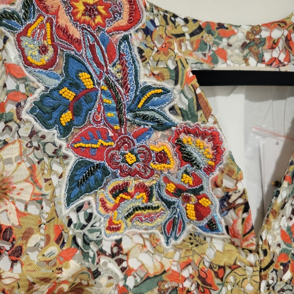 Soft Surroundings Ariege Jacket Floral Collage Medium # 432 - Picture 4 of 8